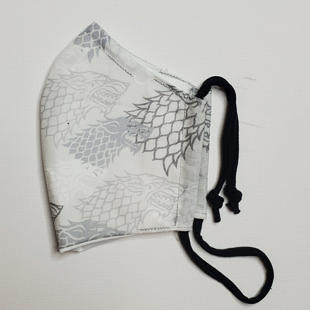 Game of Thrones House Stark Face Mask Handmade